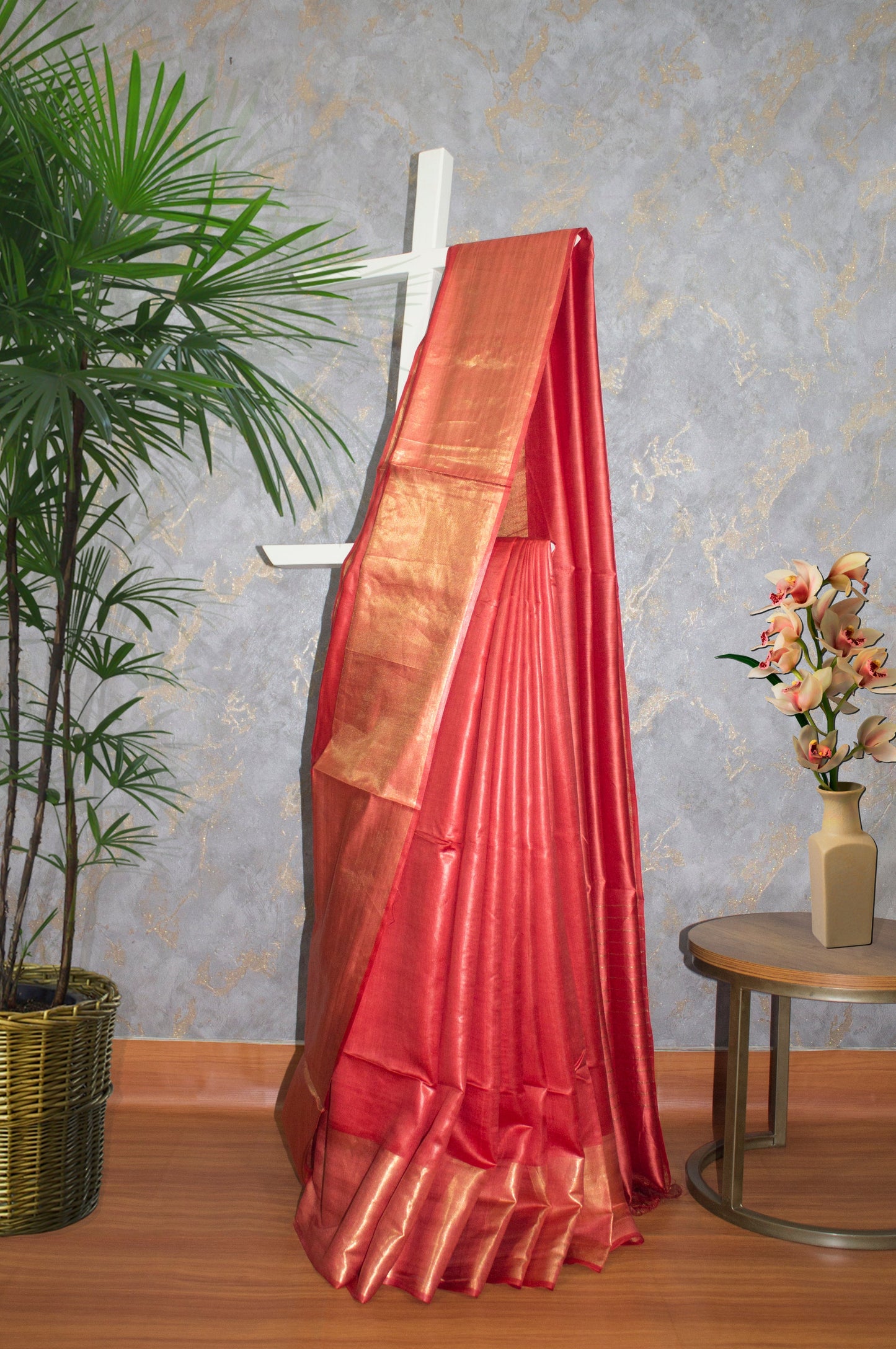 Munga Tussar Kauśeya (कौशेय) Zari border Avante Meraki