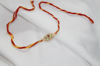Oval Seed Decor Eco-Luxury Rakhi Avante Meraki